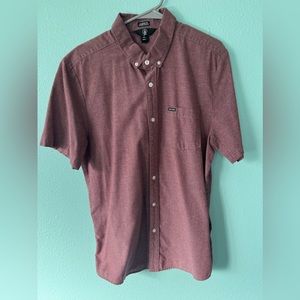 Men’s button up short sleeve dress shirt